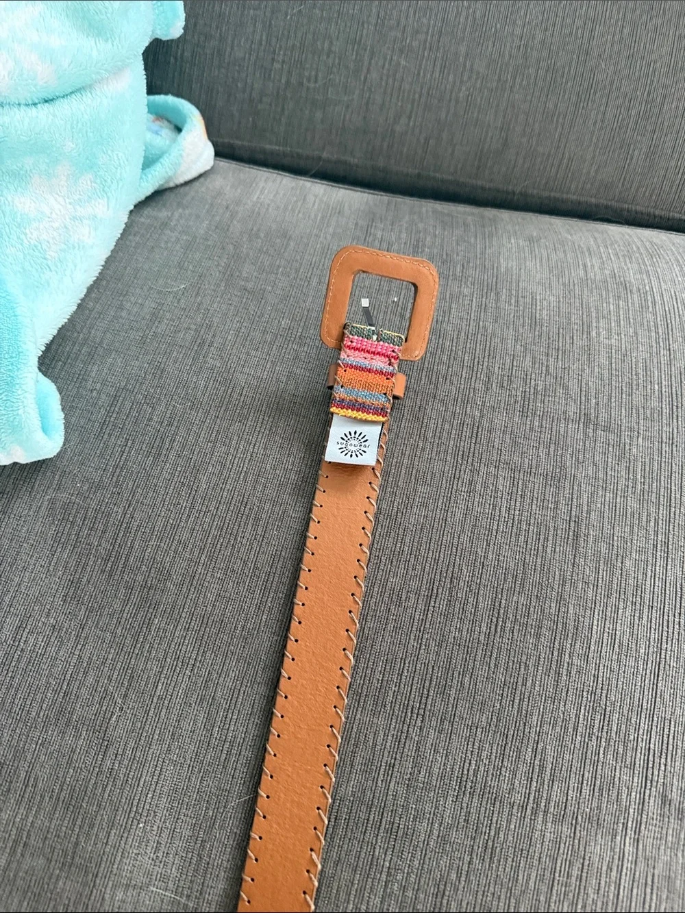 Colorful Striped Woven Belt